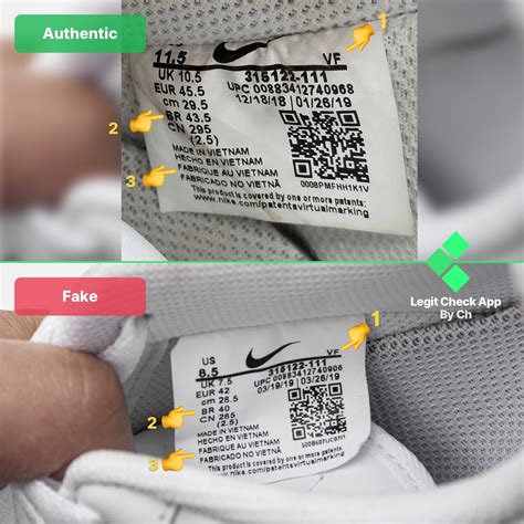 how can you tell nike shoes are fake|how to check if nikes are genuine.